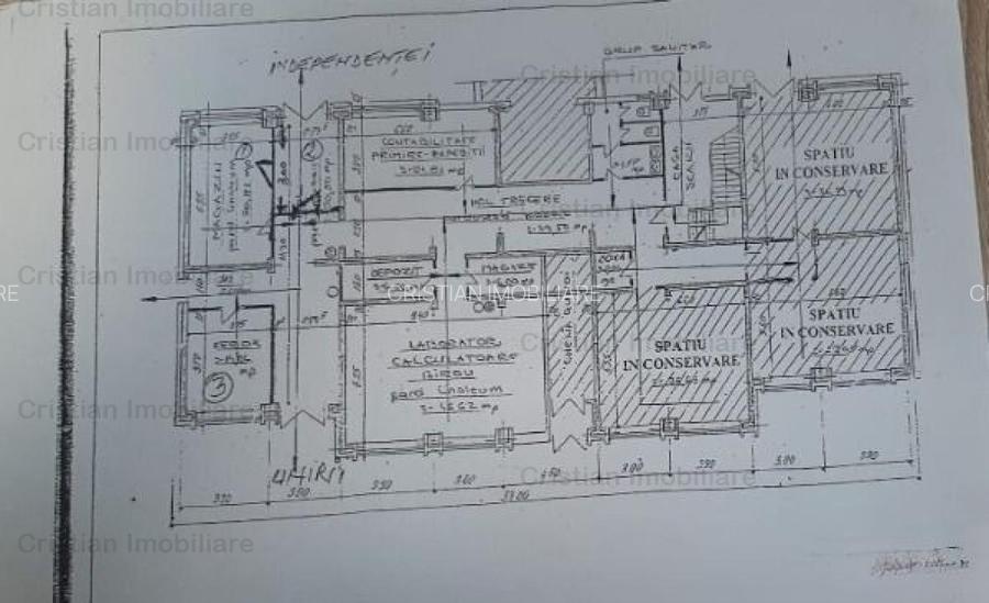 Bd.Independentei  CEC,  Spatiu 1100 mp PRETABIL ORICE TIP DE ACTIVITATE, - 3