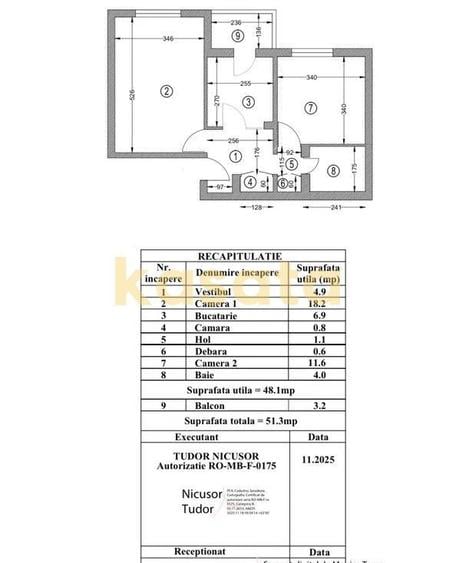 Vand 2 camere Baneasa
