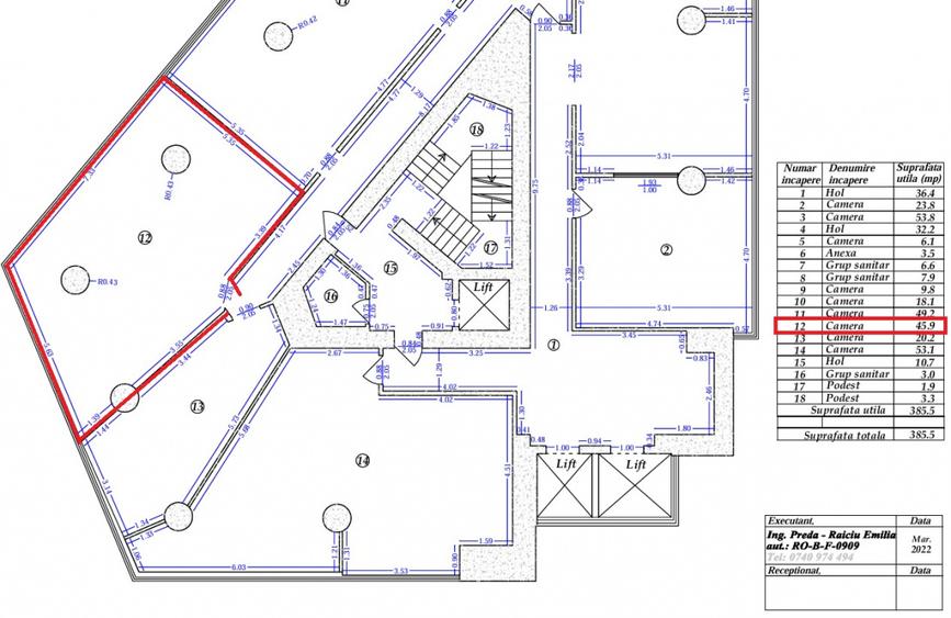 Spatiu de birouri | Vitan Center | Utilitati incluse | 46mp