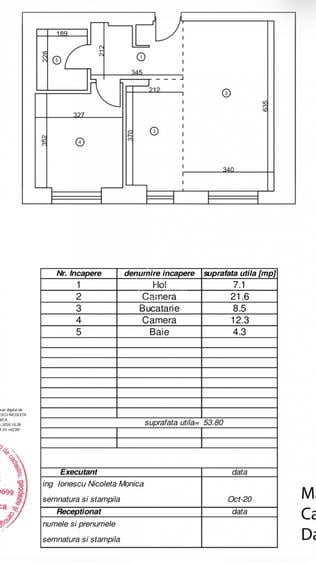 2 camere ideal birou, locuinta, investitie, mall Promenada
