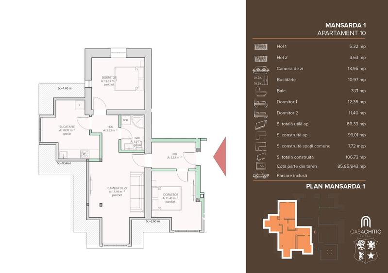 Apartament de vacanta VANDUT - (AP10) - 1