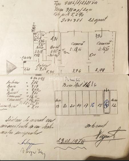 Proprietar, vând ap central 3 camere la cheie, et. 2/3, liniștit, Horea 18 - 14