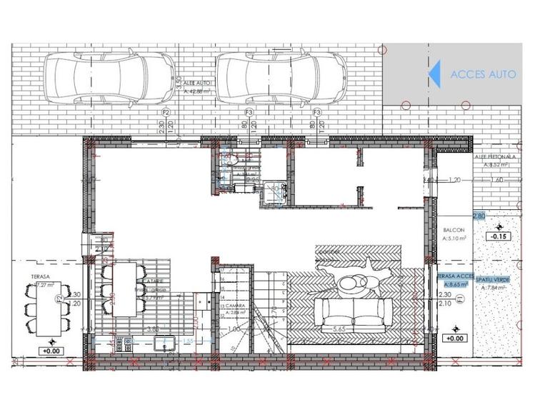 Duplex ultrafinisat la cheie, zona Somesului, Floresti - 11