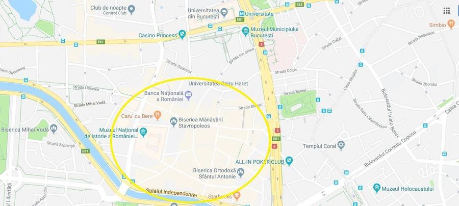 Centrul Vechi Zona Manuc 126 mp parter ideal Market