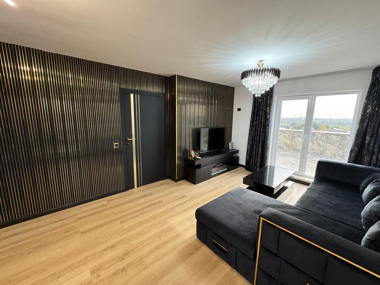 Penthouse 3 camere | Terasă 52 mp | Mobilat | Parcare inclusă | Bloc nou