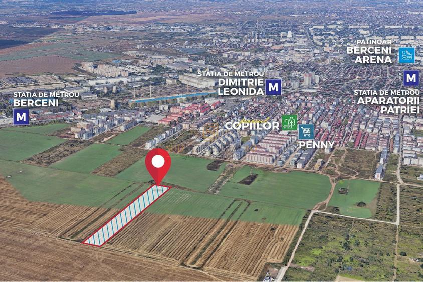 Lot de teren, Popesti-Leordeni, metrou Berceni, ideal investitie