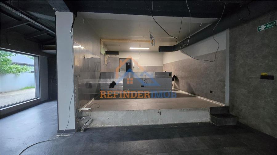 Spatiu comercial cu vad, Uverturii - stradal, pretabil restaurant