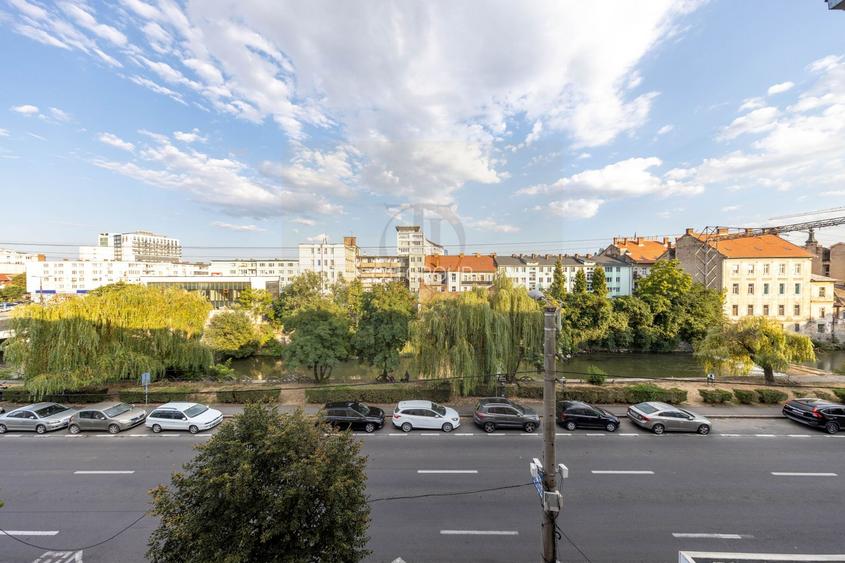 Apartament 2 camere, 46 mp, etaj 3/4, zona Centrală – vedere Someș - 2