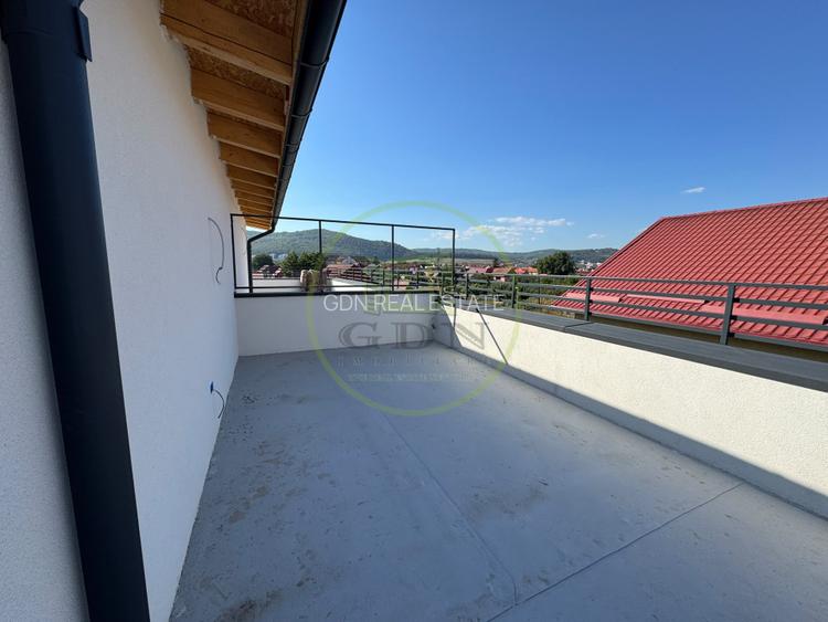 Casă înșiruită cu etaj, semifinisată interior, 142 mp., Florești - 9