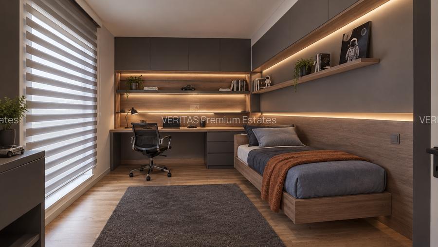 Apartament spatios 68 mp, 2 camere + dormitor copil / birou, parc Herastrau 600m