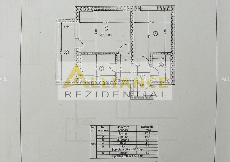 Apartament 2camere /mobilat și utilat /parcare subterană /metrou 15min - 8