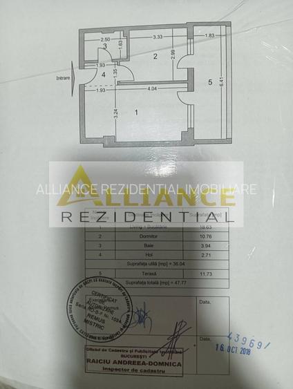 APARTAMENT 2 CAMERE TIP STUDIO – ȘOSEAUA SĂLAJ | ETAJ 6/6 | 2018 - 12