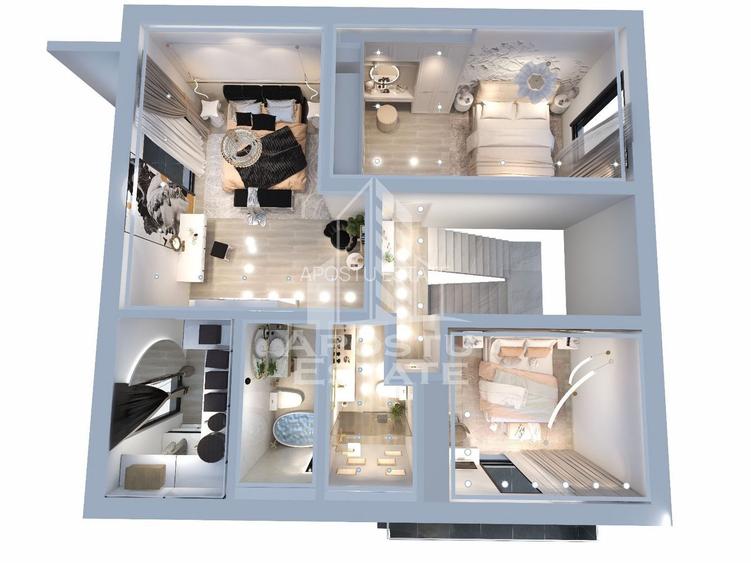 Casa/Vila 4 camere, Vladimirescu, COMISION 0% - 3