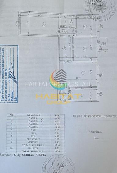 Mutare Rapida! Apartament Renovat 4 Camere Cf2 59.20mp Strada Uioara - 1