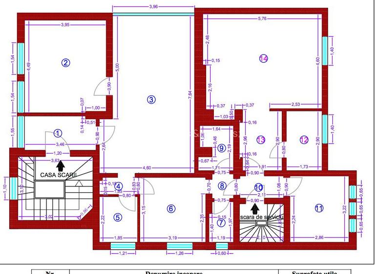 Apartament premium pe etaj intreg de vila | 5 camere | Renovat | Primaverii - 22