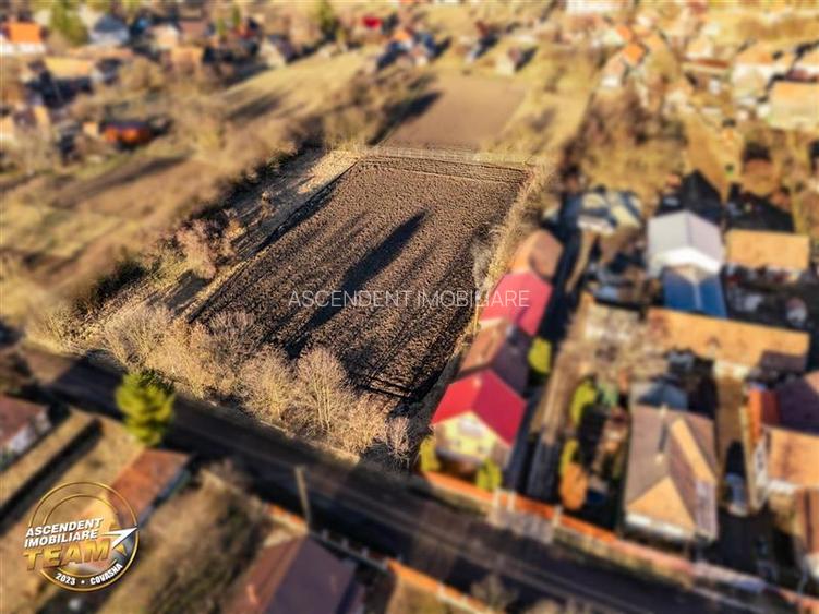 FILM! 4.554 mp intravilan, PUZ: locuinta,afacere,productie,satul Marcusa, deschi - 4