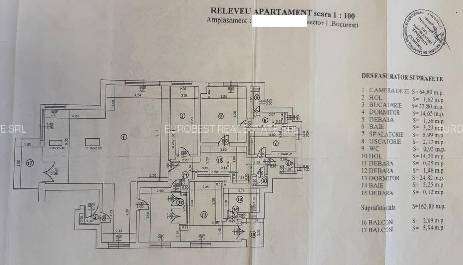 Dorobanti Capitale, proprietate formata din 2 apartamente+ Pod, in vila, - 1