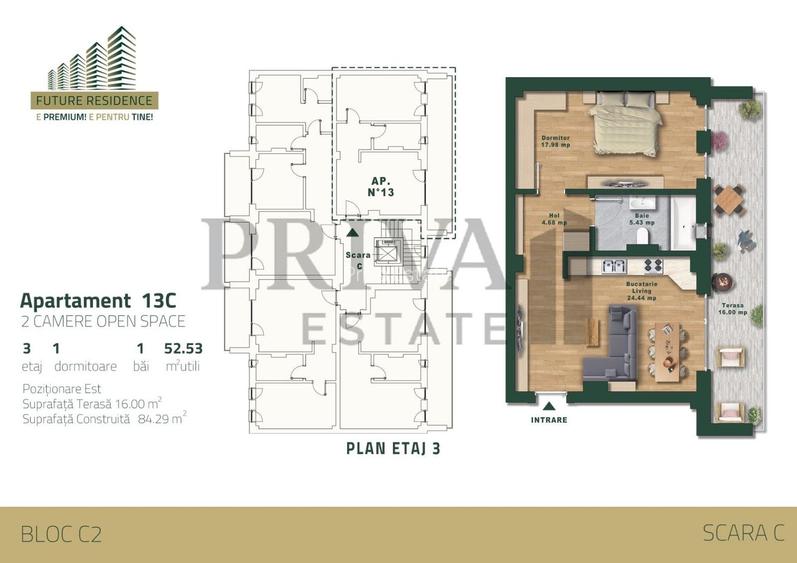 Apartament Parter, etaj3, etaj5, Future Residence - 18
