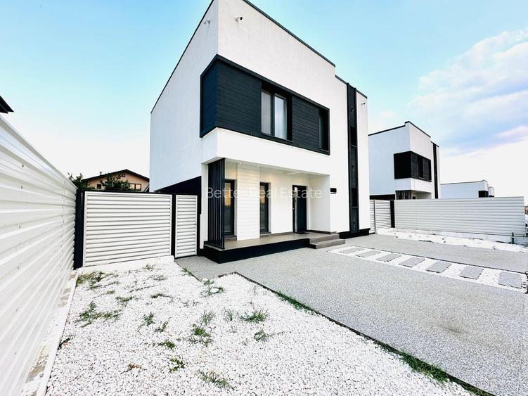 Casă modernă mobilată de vânzare | P+1 Berceni Ilfov | 5 camere, teren 455 mp - 2