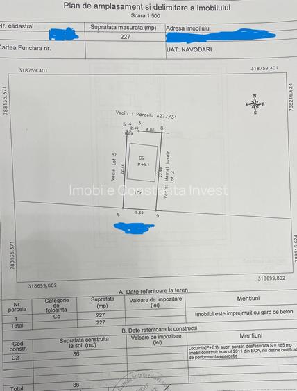 Navodari Vila  P+1+M  Living + 5 camere  86 mp etaj  Construita  in 2011 din bca - 4