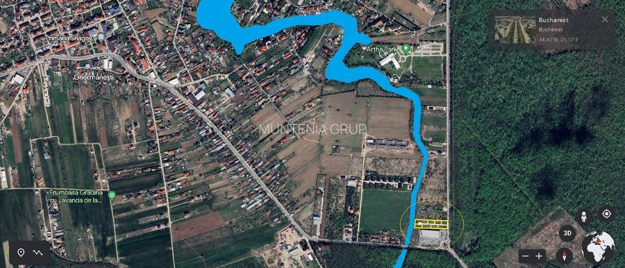 SNAGOV, lipit de Lidl, cu deschidere la Lacul Snagov, 875 mp. teren liber - 7