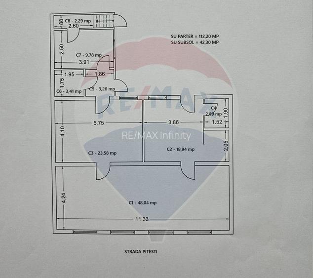 Spatiu pentru birouri / institutii - ultracentral, Str. Pitesti - 5