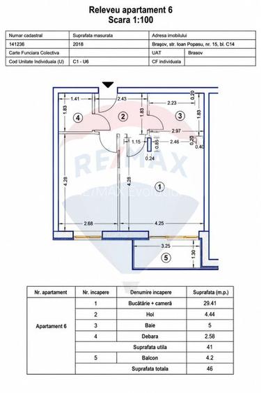 Apartament cu 2 camere de vânzare în Avangarden Tractorul, Brașov - 11