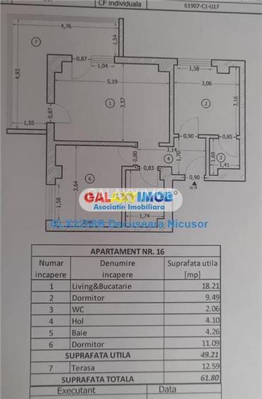 Apartament 3 Camere, Mobilat Utilat in Militari Residence 87.900 Euro - 8