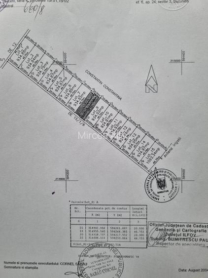 2 terenuri intravilane Str. Bistrita, com Berceni - 2