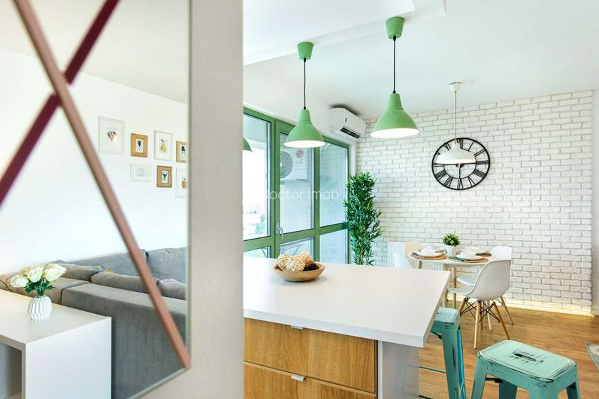 Scandinavian Loft în Circului Park Tower: Design, Lumină și Natură - 4