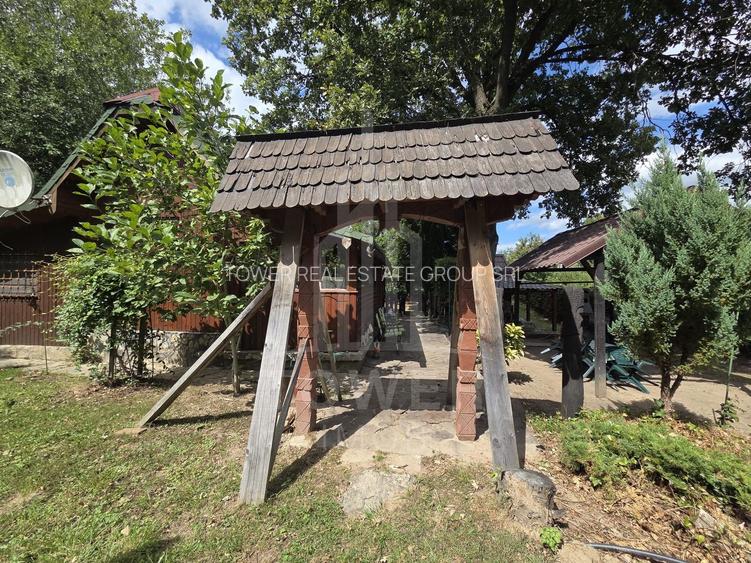 Teren deosebit cu cabană din lemn, Tocile – locație liniștită - 14