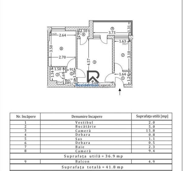 Apartament 2 camere Piata Amzei - Calea Victoriei - 8