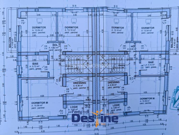 Duplex Modern P+1+M 150 mpU 4 camere curte pavata 300m fata de Șos. Voinesti  - 18