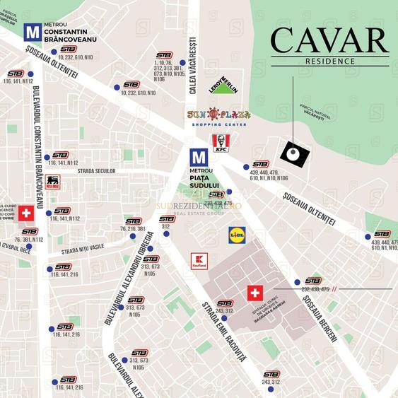 Apartament cu 2 camere,ansamblu premium,aproape de Sun Plaza si metrou - 12