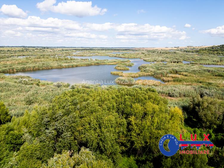 ID 7854 EXCLUSIVITATE – Teren cu casă și ieșire la canal - 8