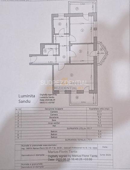 Apartament 2 camere de vanzare, 2 bai, etaj 4/6, acces metrou Berceni - 1