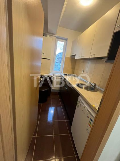 Garsoniera de inchiriat decomandata 26 mp zona Turnisor Sibiu. - 3