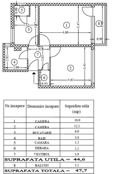 Complet renovat - metrou - Institut Marius Nasta - posibilitate centrala proprie - 5