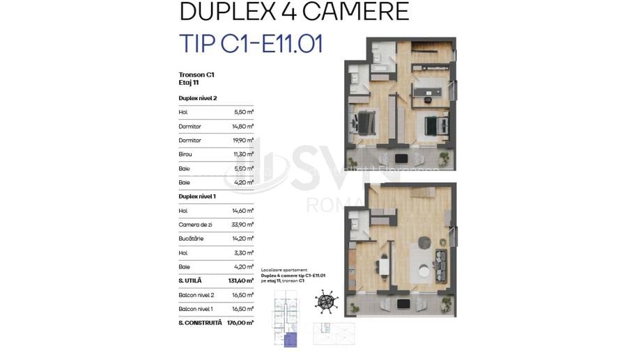 REA1027553 Duplex 4 camere Pipera I Direct Dezvoltator I metrou Pipera - 12