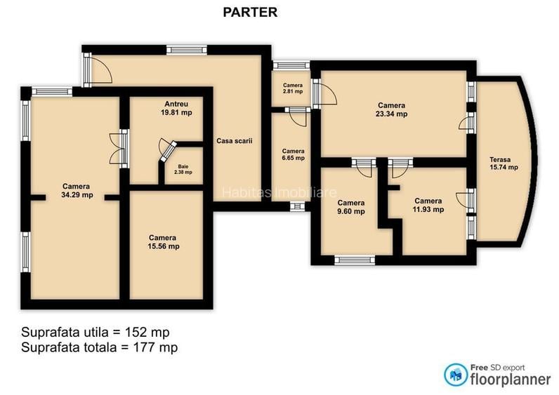 0 % comision, Casa individuala spatioasa cu teren de 539 mp, Gruia - 37