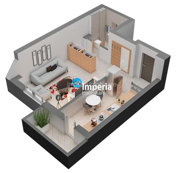 Apartament 1 cam de vanzare,41 mp,Dacia - 6