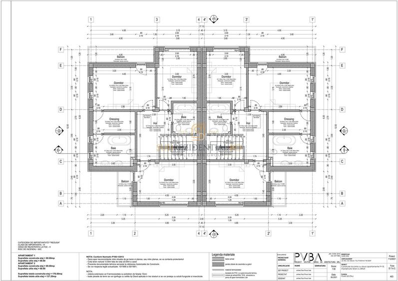 Vila tip duplex, 250 mp teren, Comuna Berceni, Str. Vasile Goldis - 14