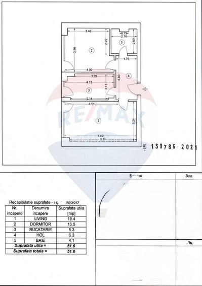 Apartament de inchirat  2 camere, 51mp Atria Urban Resort - 1