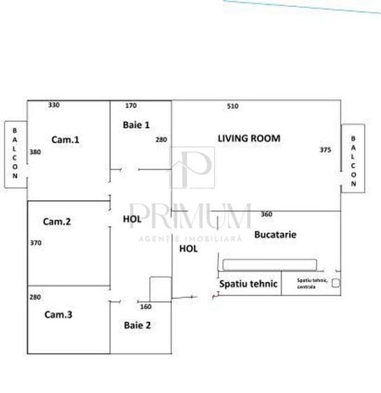 ANDREI - SAGUNA - ETAJUL 1 - 4 CAMERE - 2 BAI - 2 BALCOANE - CENTRALA PROPRIE - - 8
