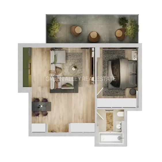 OPERA TEI || 2 CAMERE CU TERASA DE 13.36 MP || LACUL TEI || PARCUL CIRCULUI - 9