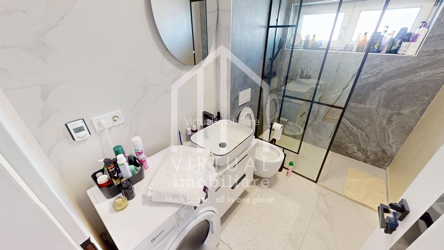 Ap cu 2 camere, 54mp utili, balcon, mobila, parcare, Cristian - 10