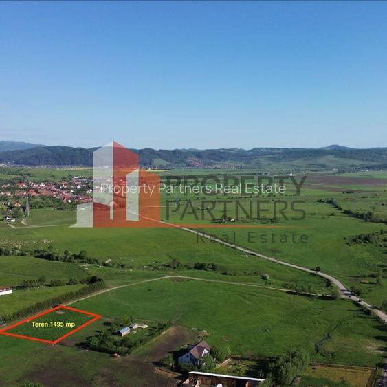 Teren intravilan 1.495 mp | Bran- Tohanu Nou | Vedere Bucegi | Deschidere 45 m - 3