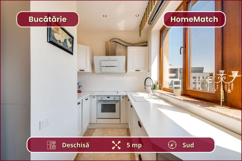 Promoroaca 7 || 3 camere || Mobilat modern || Parcare subterană - 7