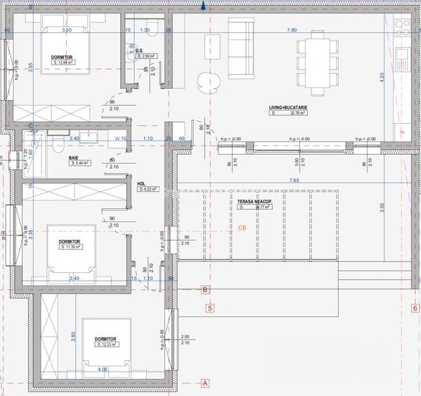 Casa la cheie pe un singur nivel 4 camere + 300mp teren Bavaria Stadt - 17