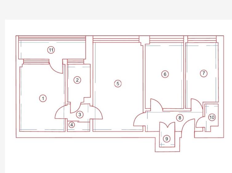 Obor- strada Avrig-apartament 3 camere - 8